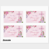 宗教生活カトリック修道女30周年記念 長方形シール (シート)