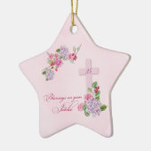 宗教生活カトリック修道女35周年 セラミックオーナメント (左)