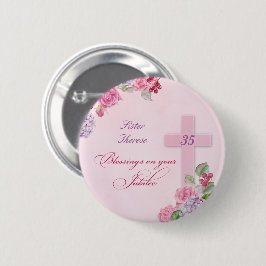 宗教生活カトリック修道女35周年 缶バッジ