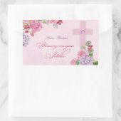 宗教生活カトリック修道女35周年 長方形シール (バッグ)