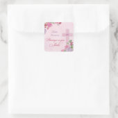 宗教生活カトリック修道女40周年 スクエアシール (バッグ)