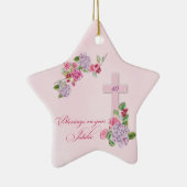 宗教生活カトリック修道女40周年 セラミックオーナメント (右)