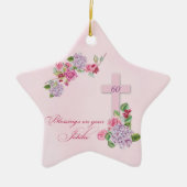 宗教生活カトリック修道女60周年 セラミックオーナメント (正面)