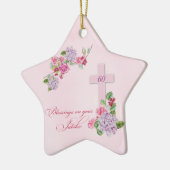 宗教生活カトリック修道女60周年 セラミックオーナメント (左)