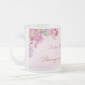 宗教生活カトリック修道女60周年 フロストグラスマグカップ (左)