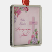 宗教生活カトリック修道女60周年 メタルオーナメント (右)