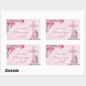 宗教生活カトリック修道女60周年 長方形シール (シート)