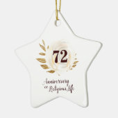 宗教生活修道女のカスタマイズ可能な記念日 セラミックオーナメント (左)