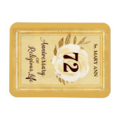 宗教生活修道女のカスタマイズ可能な記念日 マグネット (横)