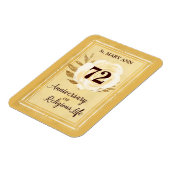 宗教生活修道女のカスタマイズ可能な記念日 マグネット (左側)