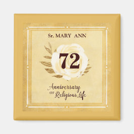 宗教生活修道女のカスタマイズ可能な記念日 マグネット