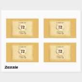 宗教生活修道女のカスタマイズ可能な記念日 長方形シール (シート)