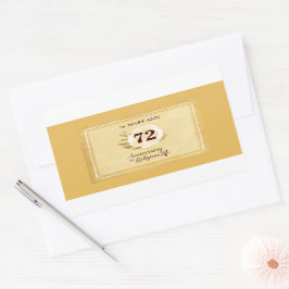 宗教生活修道女のカスタマイズ可能な記念日 長方形シール