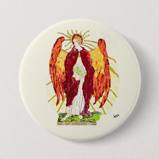 宗教用ボタン： Archangel Uriel 缶バッジ