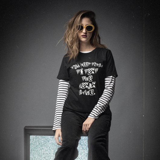 宗教的おもしろい南部ことわざダーク Tシャツ