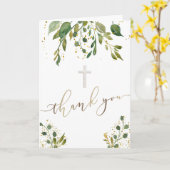 宗教的お祝い|ありがとう カード (黄色い花)