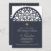 宗教的なアーチ調整招待状 招待状 (正面/裏面)