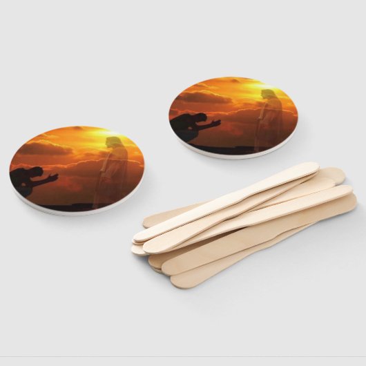 宗教的なイエズスのハンドファン ハンドファン (組立なし)