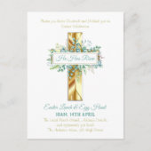 宗教的なイースターの招待予算 ポストカード (正面)