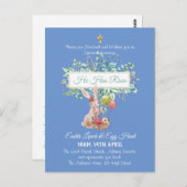 宗教的なイースターの招待状　予算に優しい ポストカード (正面/裏面)