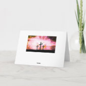 宗教的なイースターカード カード (裏面)