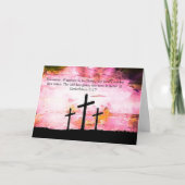 宗教的なイースターカード カード (正面)