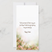 宗教的なイースターカード – 気持ち喜び サンキューカード (裏面)