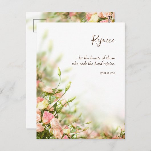 宗教的なイースターカード – 気持ち喜び ポストカード (正面/裏面)