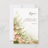 宗教的なイースターカード - 気持ち 喜べ サンキューカード (正面)