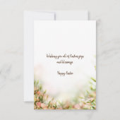 宗教的なイースターカード - 気持ち 喜べ サンキューカード (裏面)