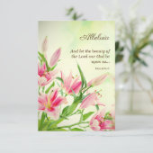 宗教的なイースターカード – 気持ちAlleluia サンキューカード (スタンド正面)