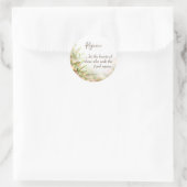 宗教的なイースター – 気持ちレジョイス ラウンドシール (バッグ)