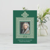 宗教的なカトリックのアイルランドのケルト派の弔意 サンキューカード (スタンド正面)