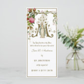 宗教的なカトリック教会のレクイエム葬儀のミサ カード (スタンド正面)