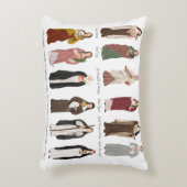 宗教的なカトリック聖人女性 – 綿枕 アクセントクッション (正面(垂直))