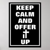 宗教的なカト保リックの静けさを提供！ ポスター (正面)