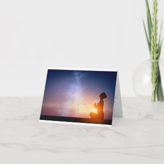 宗教的なカードが届く カード