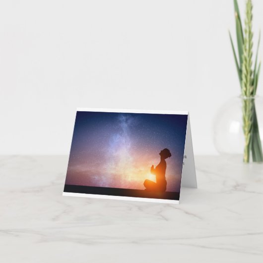 宗教的なカードが届く カード (正面)