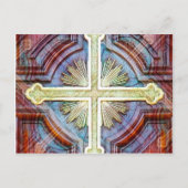 宗教的なキリスト教のクロスシンボル ポストカード (正面)