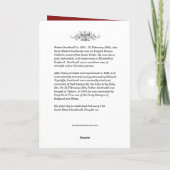 宗教的なクリスマスイエスヴァージンメアリーセントジョセフ シーズンカード (裏面)