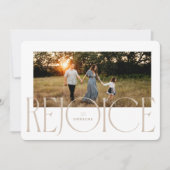 宗教的なクリスマスカードを喜ぶ シーズンカード (正面)