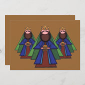 宗教的なクリスマスカード シーズンカード (正面/裏面)