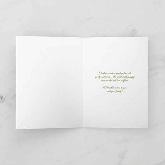 宗教的なクリスマスカード | ベビーイエス&エンジェルス シーズンカード (内部)