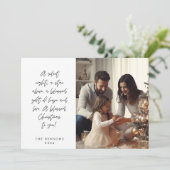 宗教的なクリスマスカード 家族写真 シーズンカード (スタンド正面)