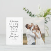 宗教的なクリスマスカード 家族写真 シーズンカード (スタンド正面)