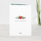 宗教的なクリスマスカード |彼を崇拝しよう シーズンカード (裏面)