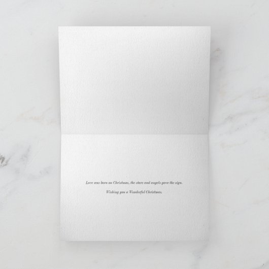 宗教的なクリスマスカード | 王の崇拝4 シーズンカード (内部)