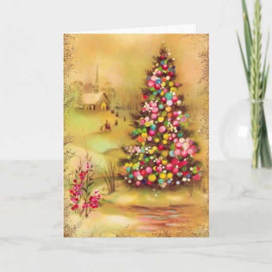 宗教的なクリスマスカード、署名のパーソナライズ シーズンカード (正面)