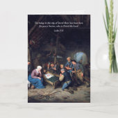 宗教的なクリスマスカード |羊飼い シーズンカード (正面)