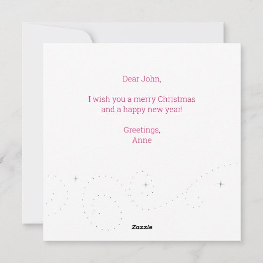 宗教的なクリスマスキリス生まれトはホリデーカード シーズンカード (裏面)